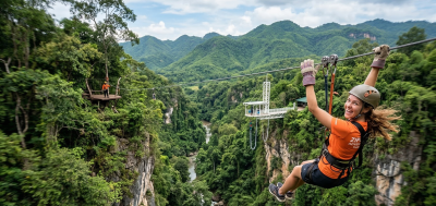 บันจี้จัมพ์และ Zipline จุดท้าทายในไทย